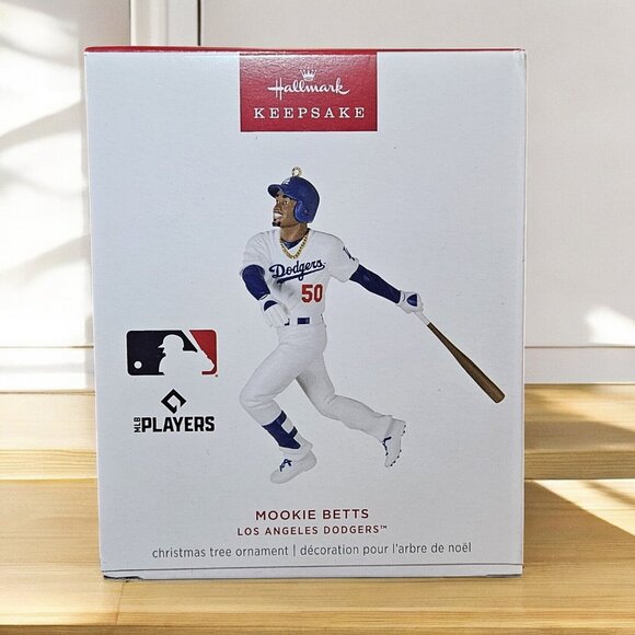 2024 Hallmark Keepsake Ornament Mookie Betts Los Angeles Dodgers - Picture 1 of 10